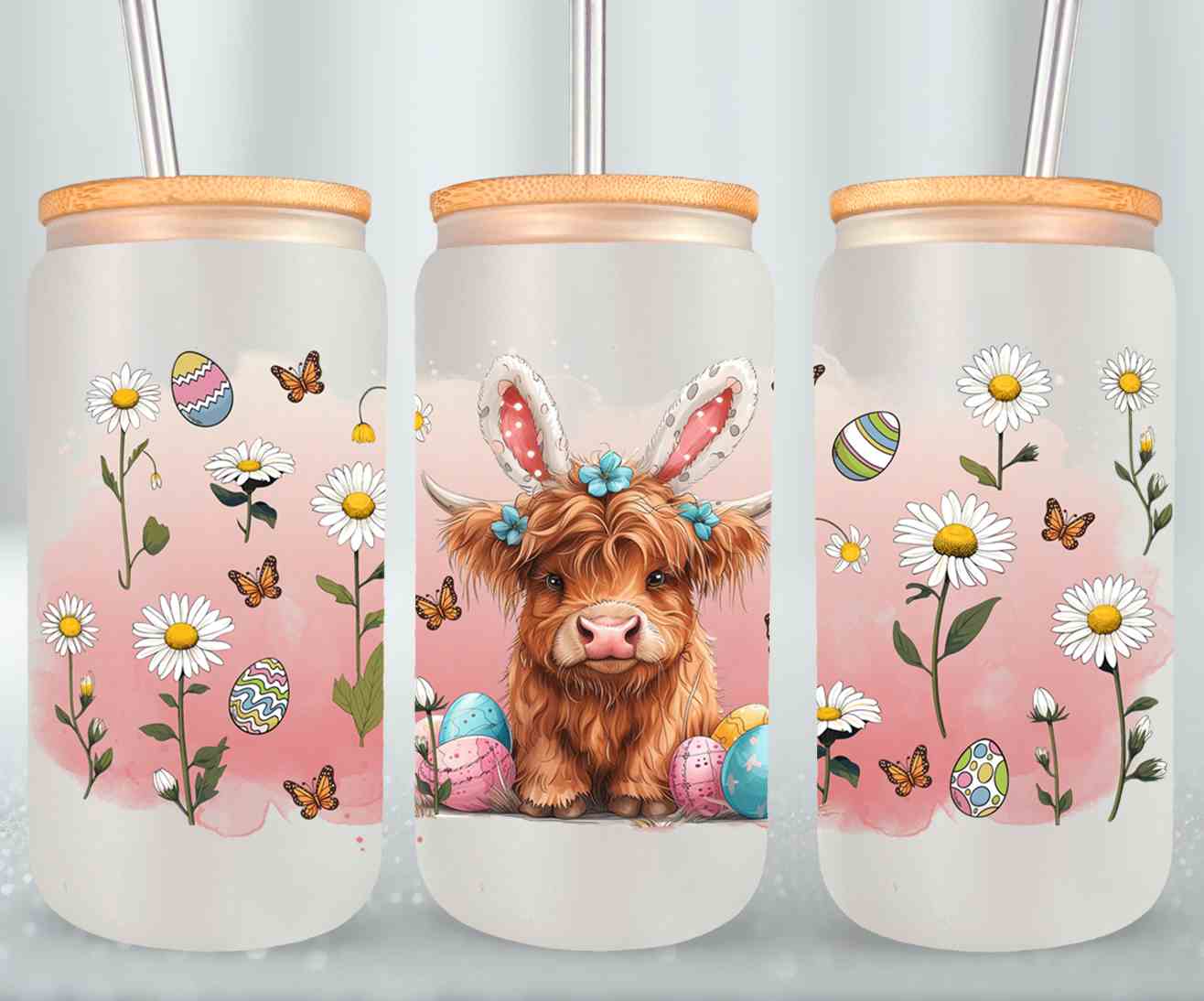 Highland Cow Easter-10404